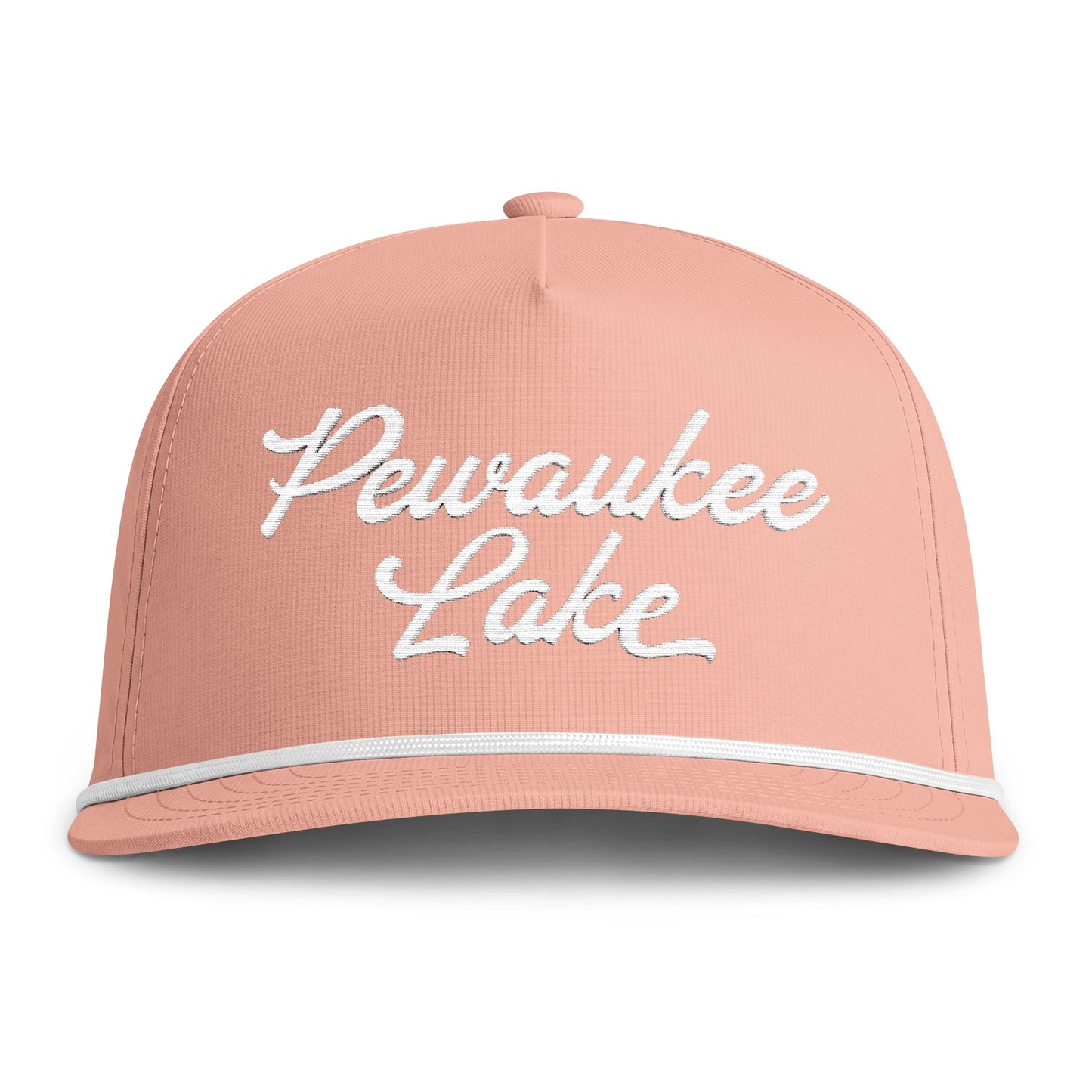 Pewaukee Lake Embroidered Rope Cap