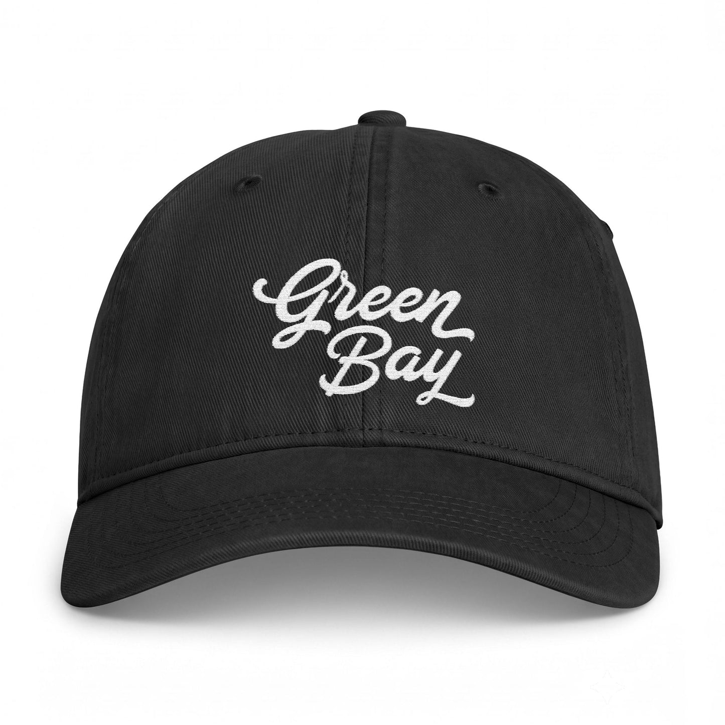 Green Bay Embroidered Vintage Washed Hat
