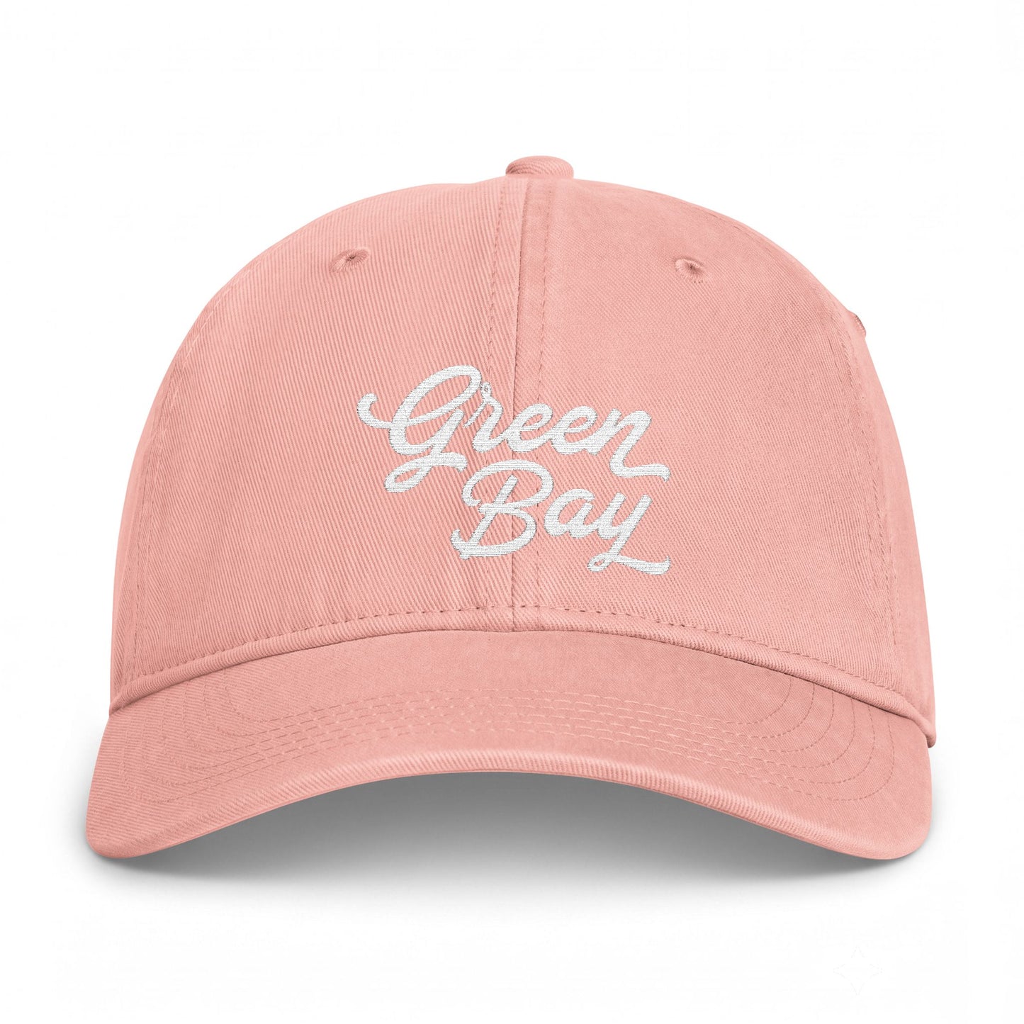 Green Bay Embroidered Vintage Washed Hat
