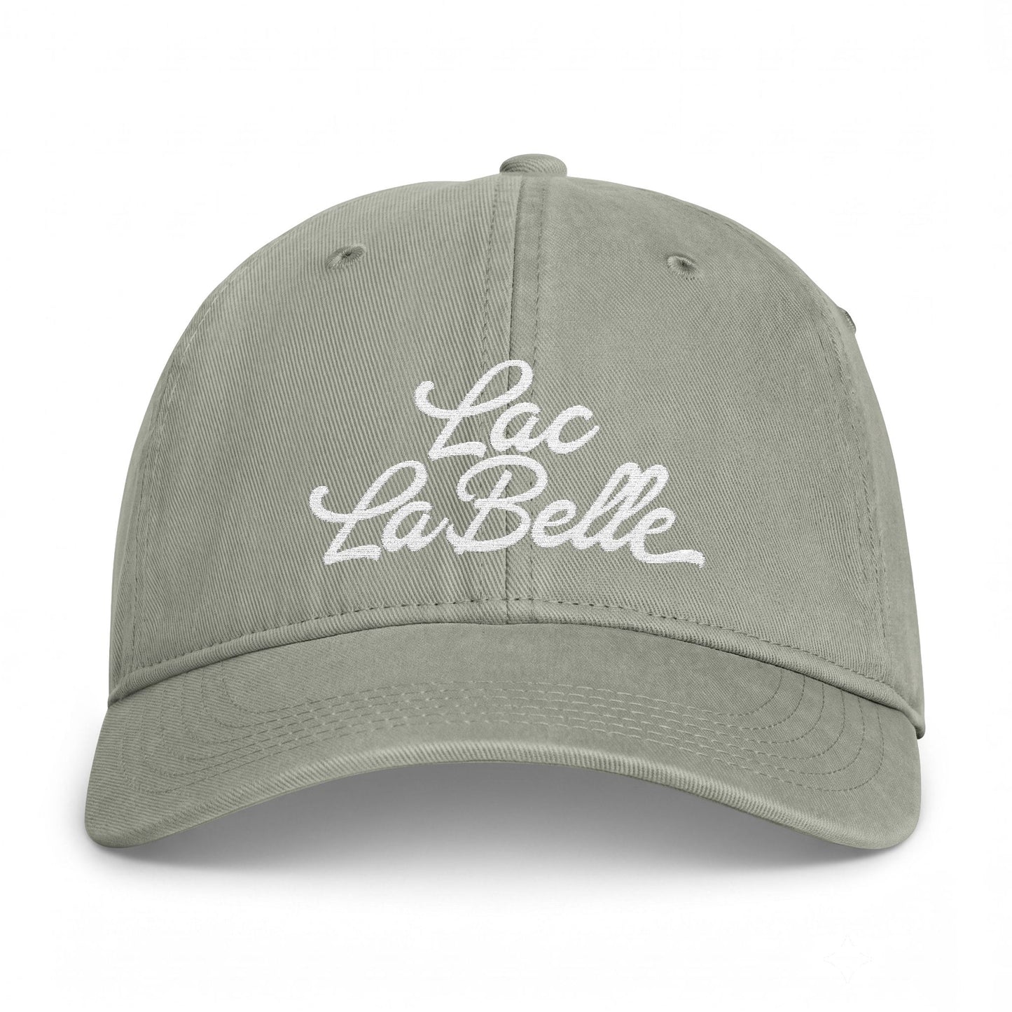 Lac La Belle Embroidered Vintage Washed Hat