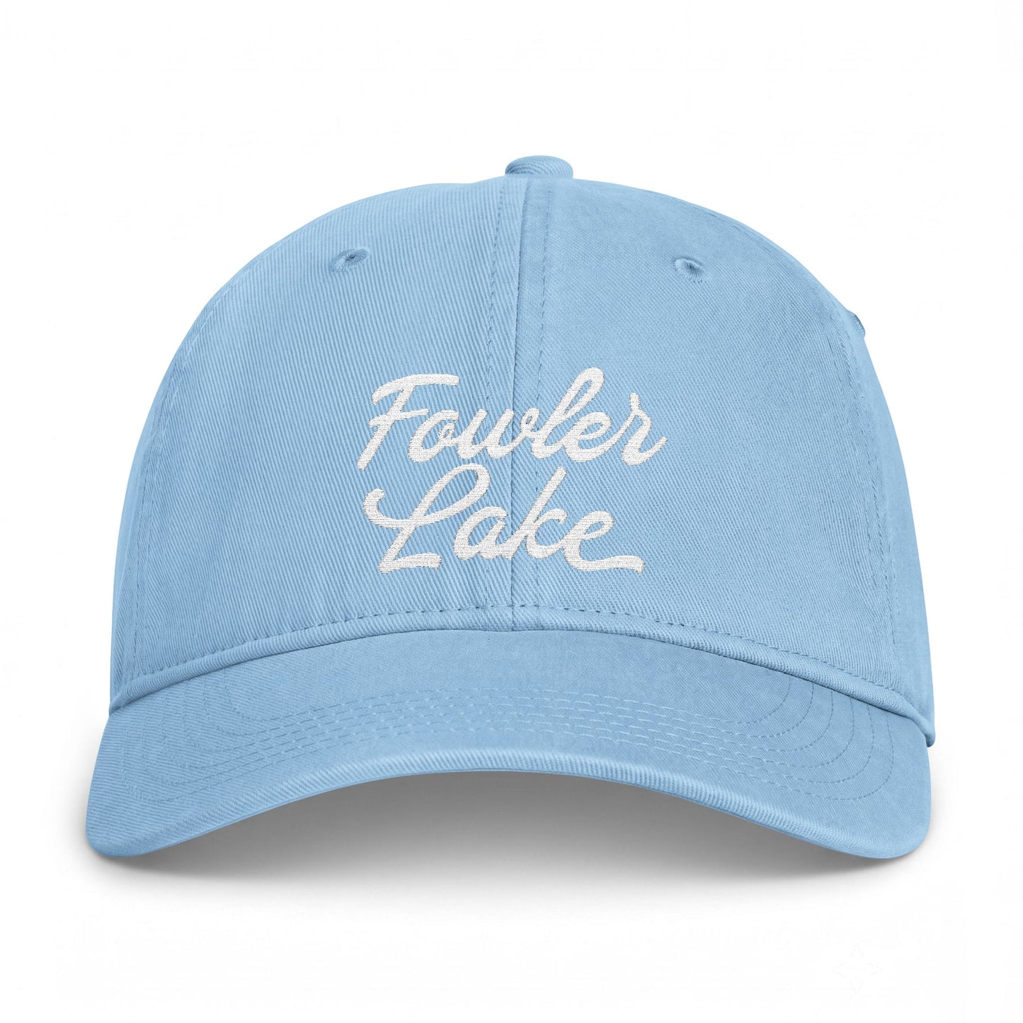 Fowler Lake Embroidered Vintage Washed Hat