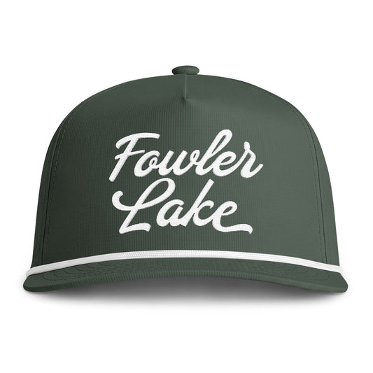 Fowler Lake Embroidered Rope Cap