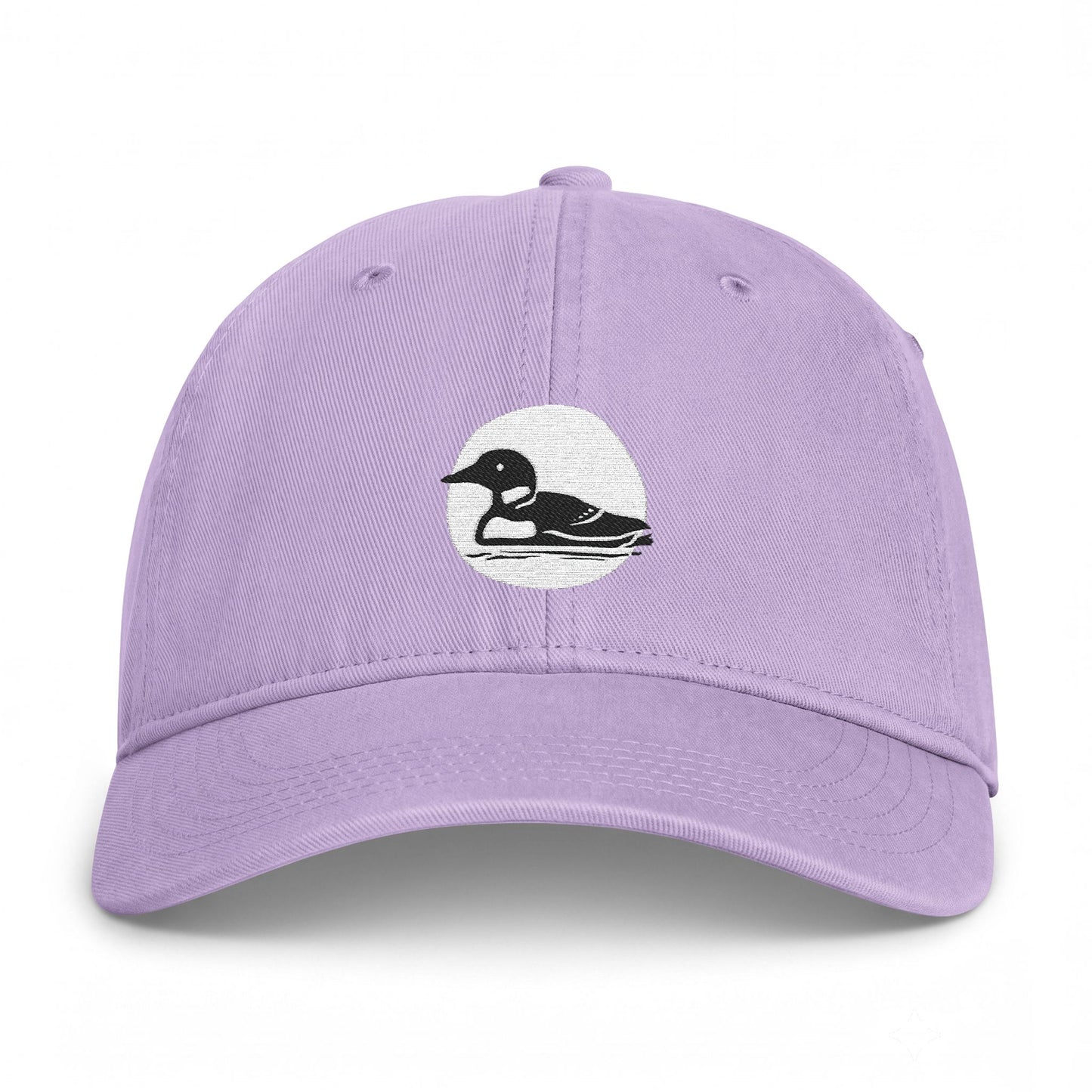 Loon Embroidered Vintage Washed Hat