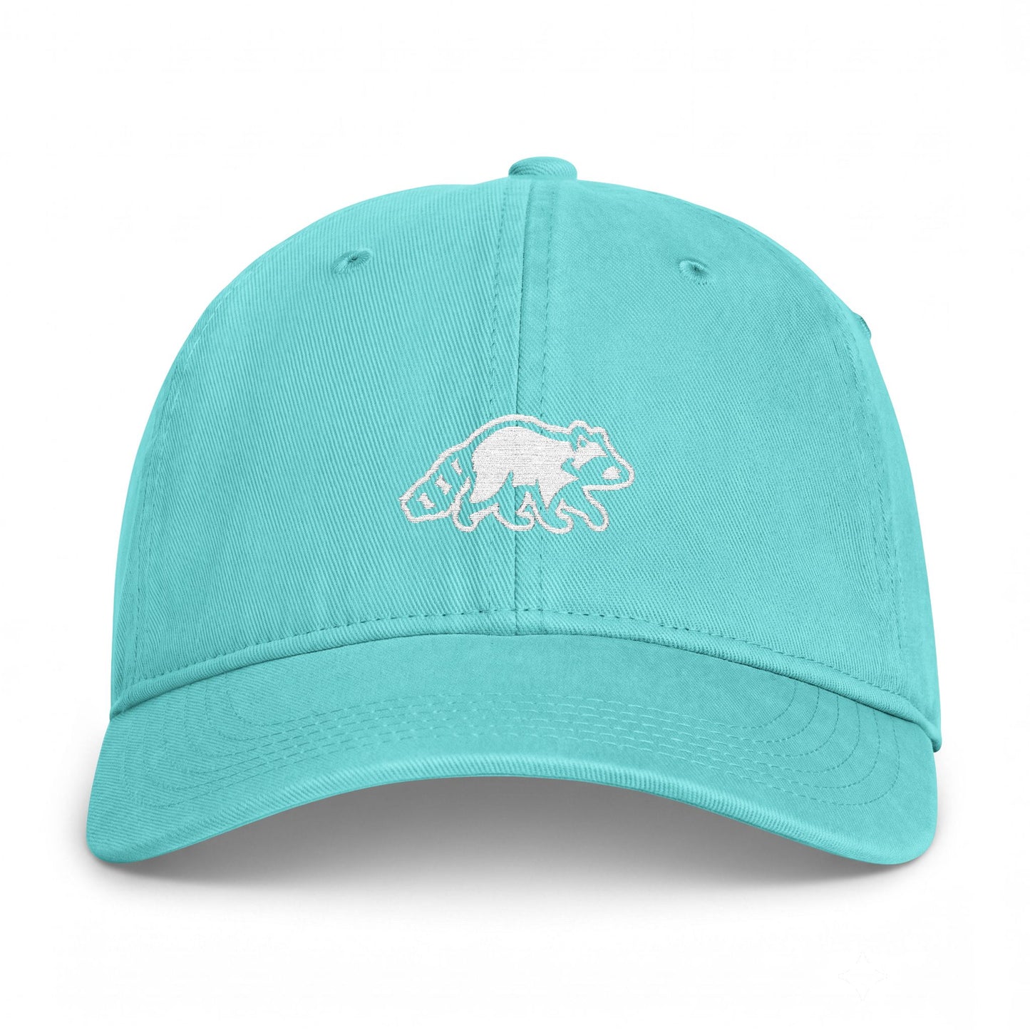 Raccoon Embroidered Vintage Washed Hat