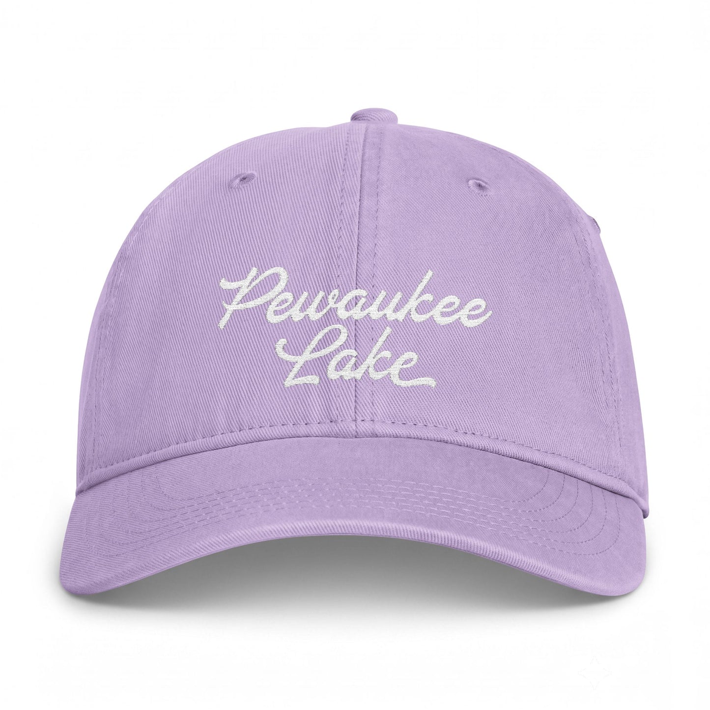 Pewaukee Lake Embroidered Vintage Washed Hat