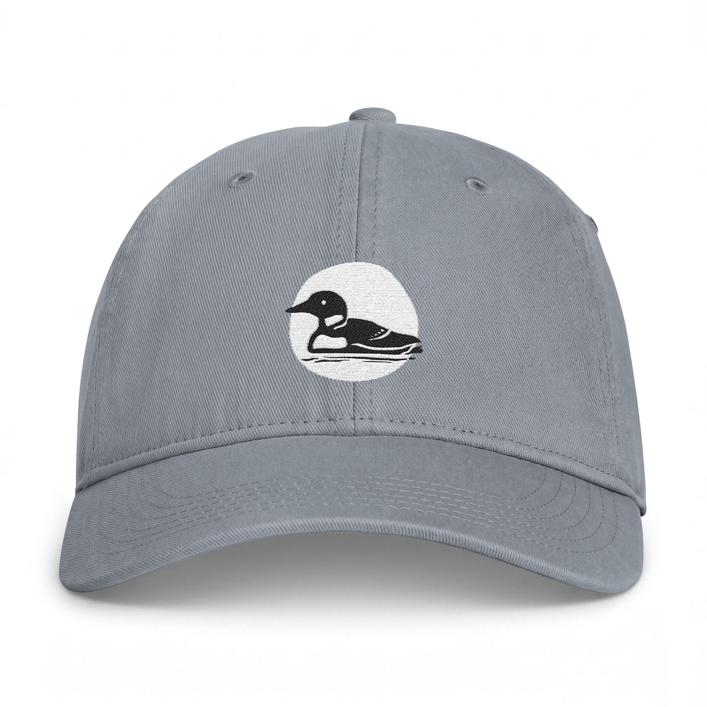 Loon Embroidered Vintage Washed Hat