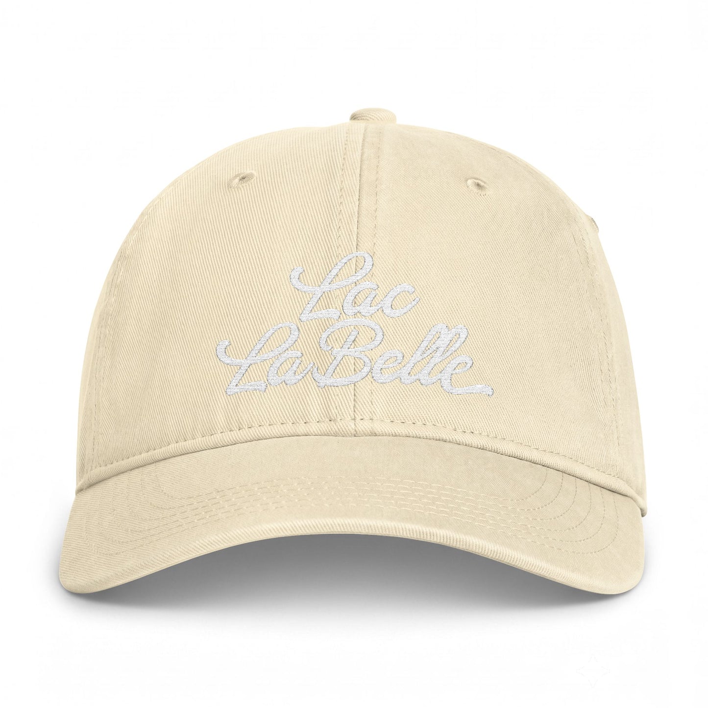 Lac La Belle Embroidered Vintage Washed Hat