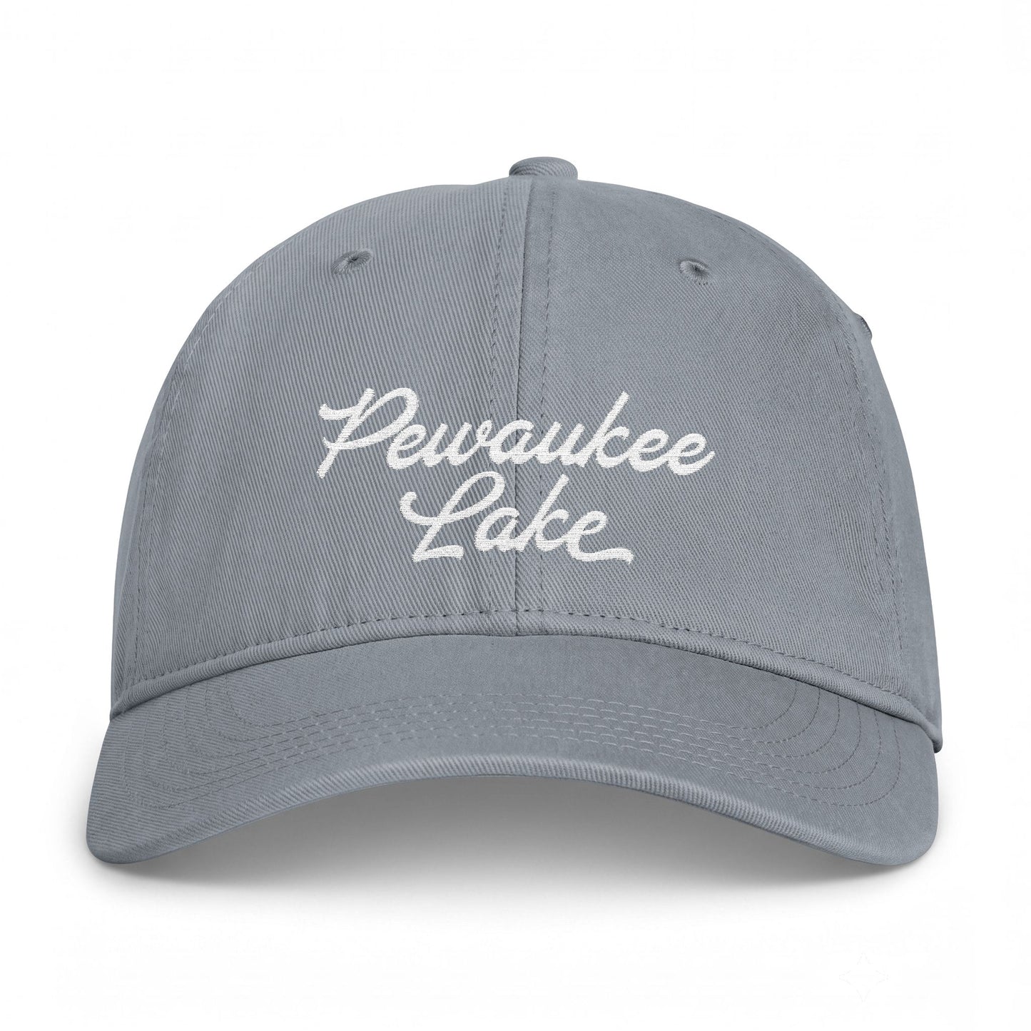 Pewaukee Lake Embroidered Vintage Washed Hat