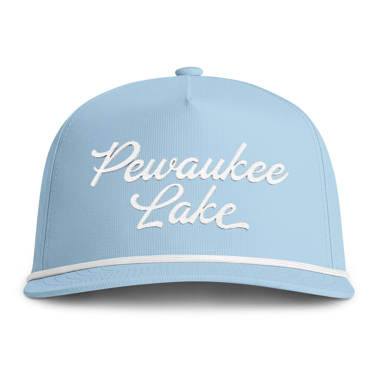 Pewaukee Lake Embroidered Rope Cap