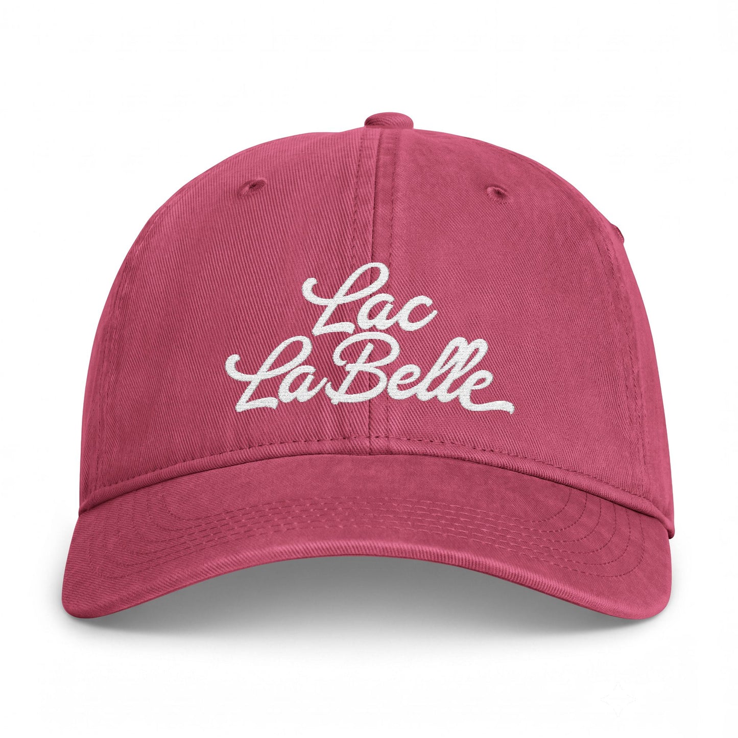Lac La Belle Embroidered Vintage Washed Hat