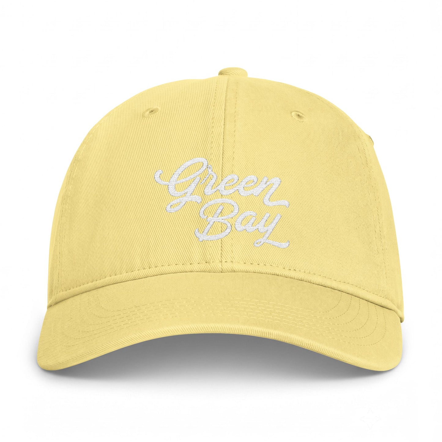 Green Bay Embroidered Vintage Washed Hat