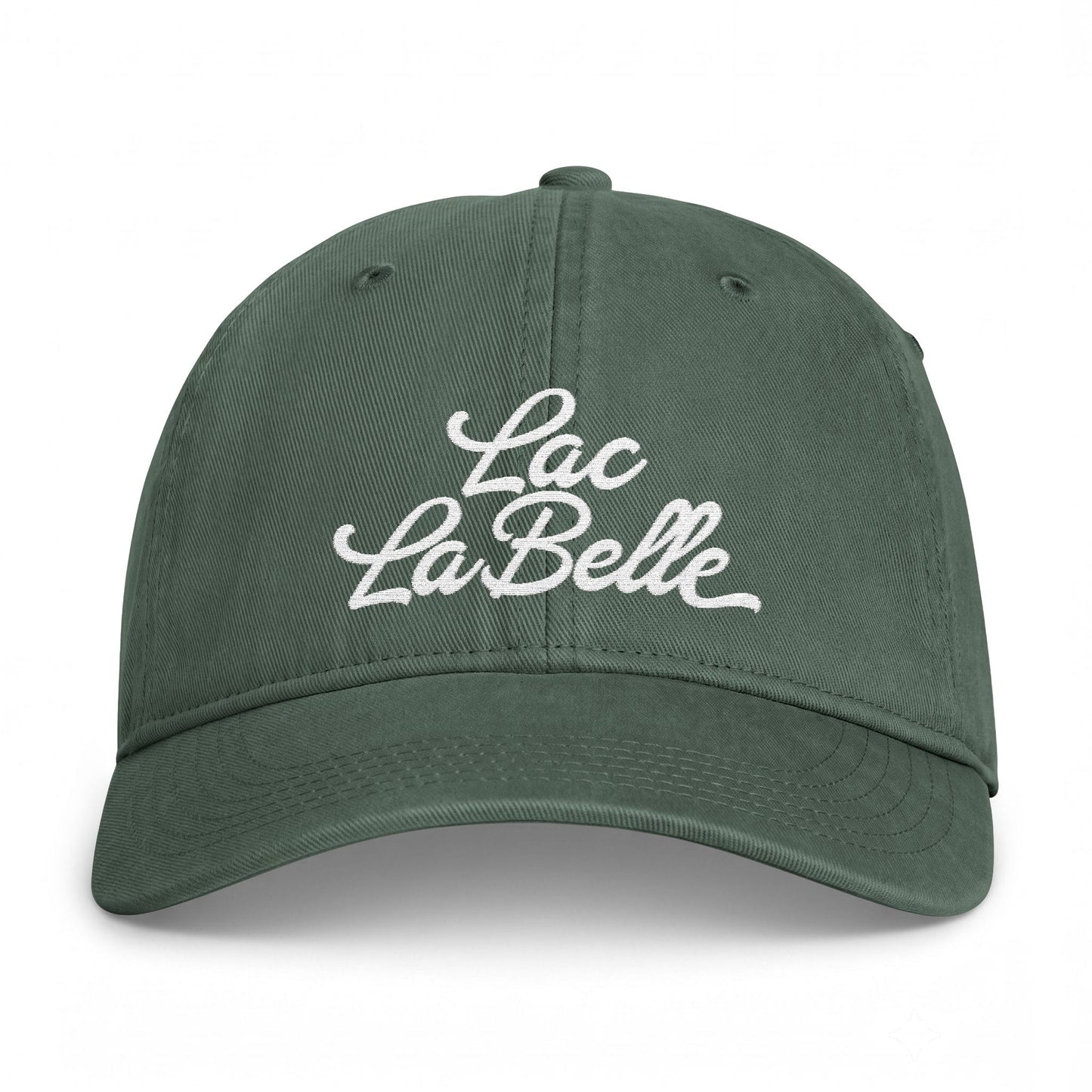 Lac La Belle Embroidered Vintage Washed Hat