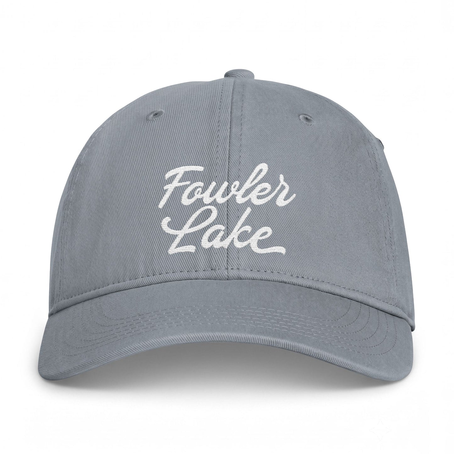 Fowler Lake Embroidered Vintage Washed Hat