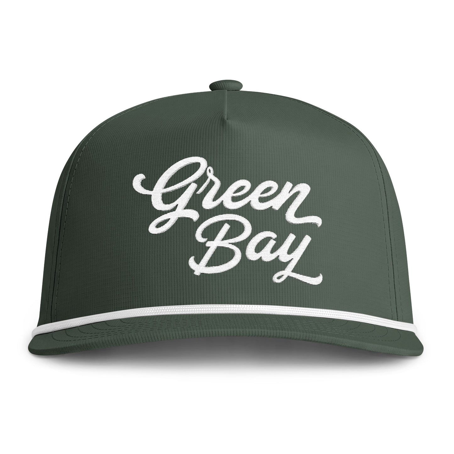 Green Bay Embroidered Rope Cap
