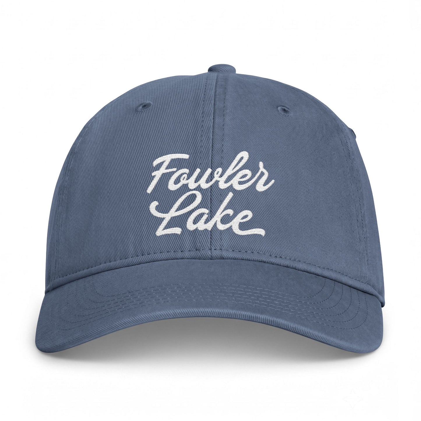 Fowler Lake Embroidered Vintage Washed Hat