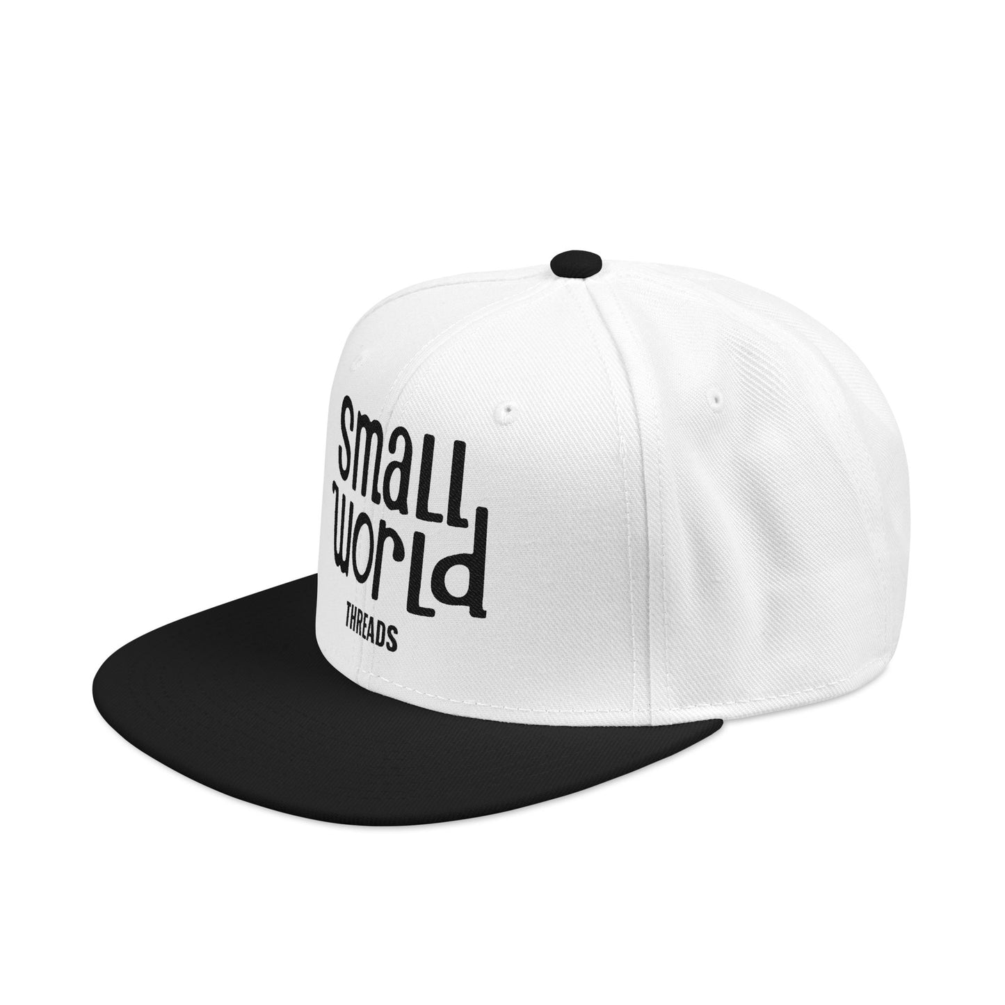 Small World Threads Snapback Hat