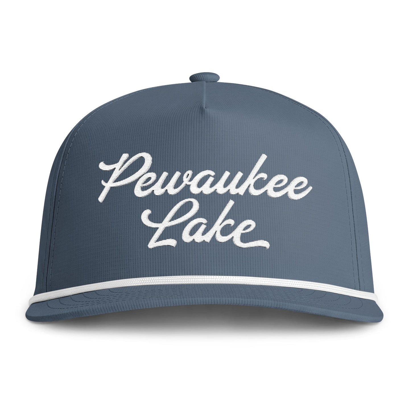Pewaukee Lake Embroidered Rope Cap