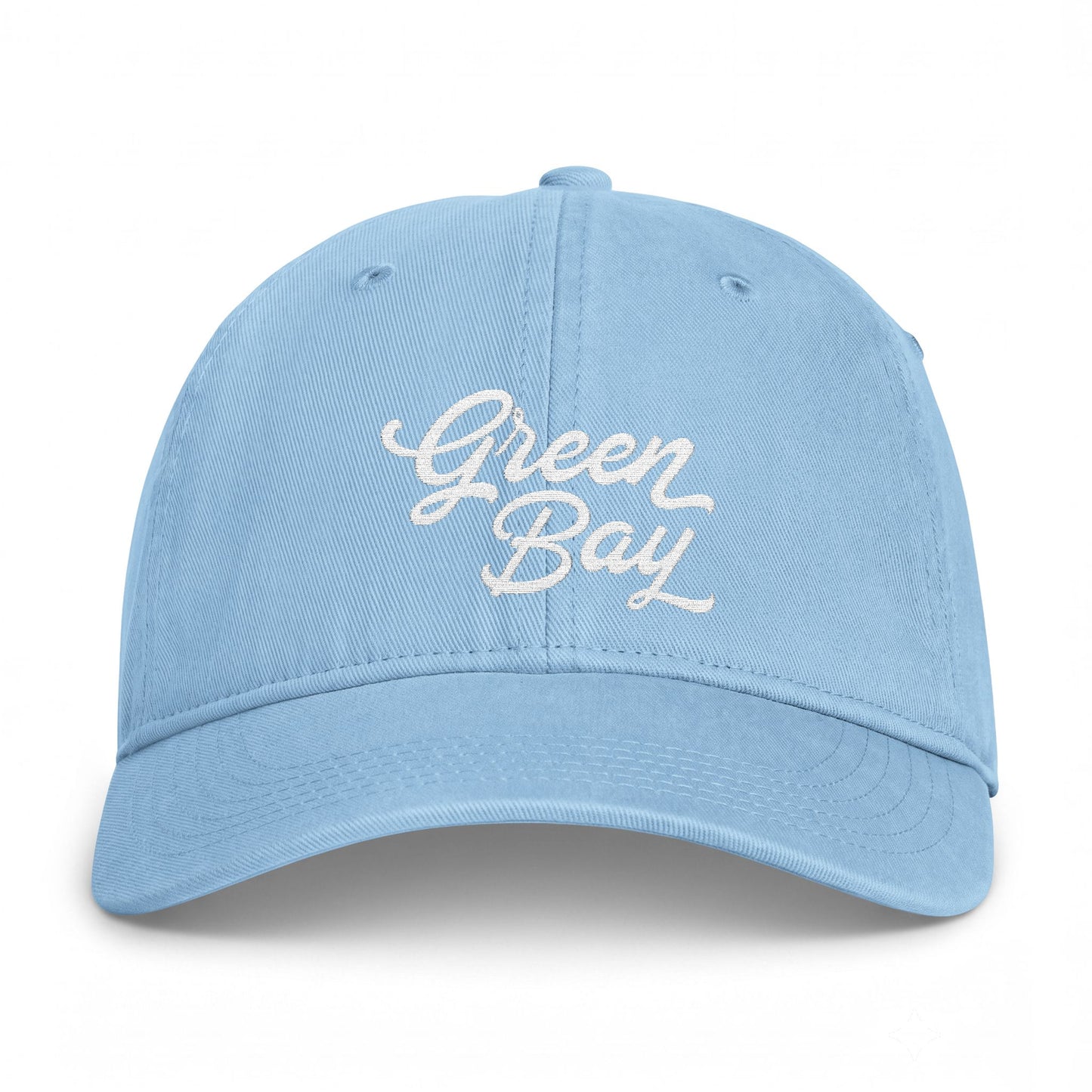 Green Bay Embroidered Vintage Washed Hat