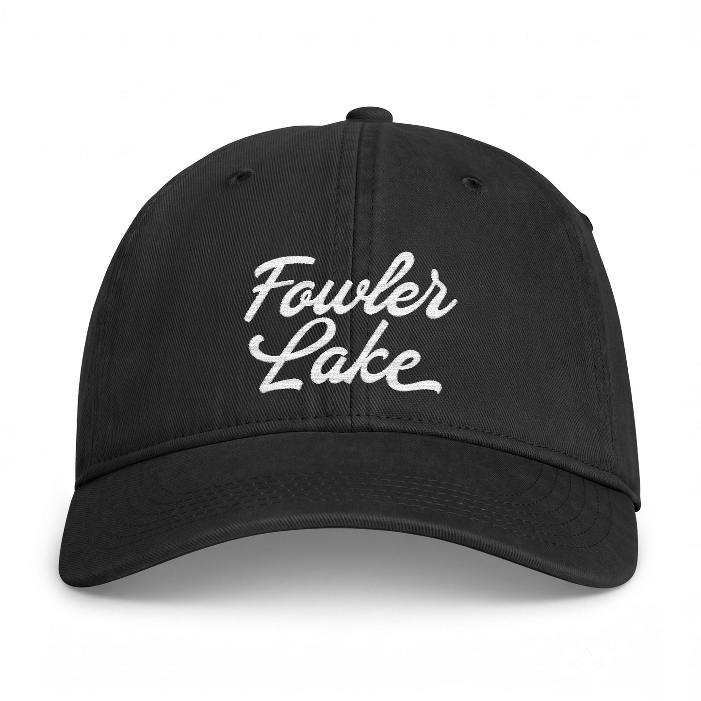 Fowler Lake Embroidered Vintage Washed Hat
